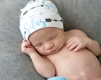 Baby Boy Personalized Beanie Hat Baby Boy Hat Infant Beanie Hat Baby Accessory Baby Boy Gift Baby Boy Outfit Newborn Baby Boy Clothes