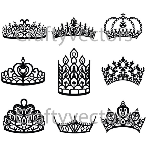 Download Crowns and Tiaras 2 vector file