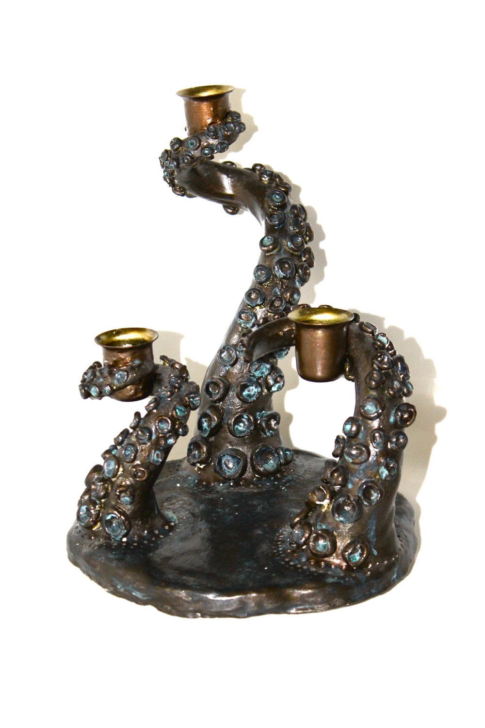 Octopus candle holder