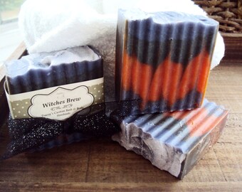 Witches Brew Soap, Cold Process Handmade Soap, Natural Soap, Essential Oils, Body Soap