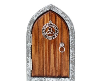 Celtic Castle Fairy Door for Home and Garden