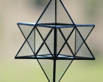 Merkaba Stained glass Sacred geometry Star tetrahedro