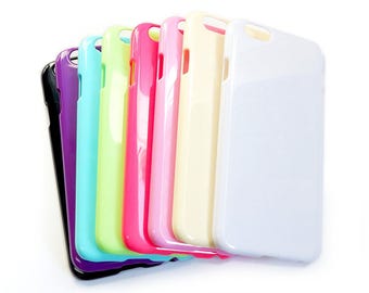 iPhone 6 Blank Case for DIY Phone Case available in White, Black, Blue, Pink, Clear, Red, Purple