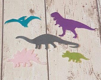 Felt Dinosaurs, die cut for craft supplies and embellishments, jurassic, t rex, stegosaurus, tyrannosaurus, kids rooms, felt board set