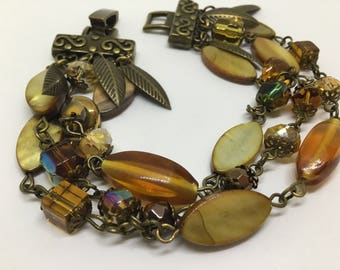 Bronze Boho/ Vintage Bracelet .