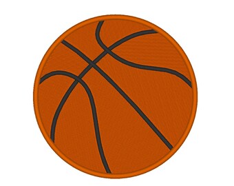 Basketball Embroidery Design