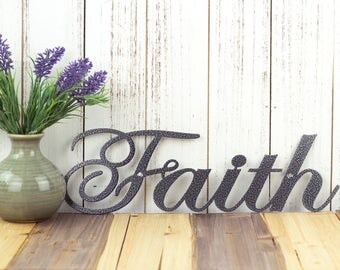 Faith Wall Decor faith sign | etsy Faith Wall Decor faith sign | etsy