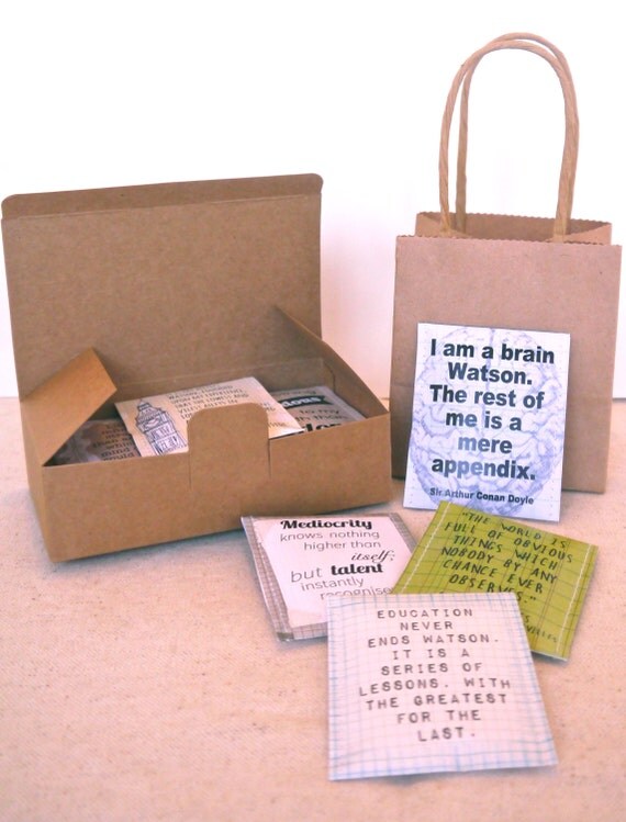 Sherlock Holmes tea gift set