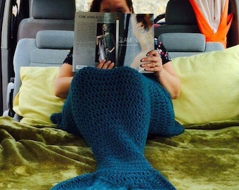 Adults and Children's Mermaid Tail Blanket- Mermaid blanket- Birthday party favours - Christmas gift- sleep overs- Hen night favours