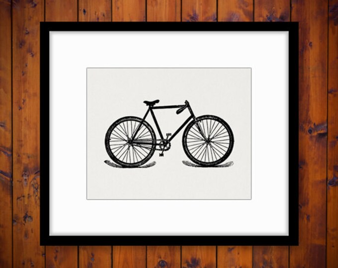 Printable Image Bicycle Download Illustrated Bike Digital Graphic Antique Clip Art Jpg Png Eps HQ 300dpi No.1476