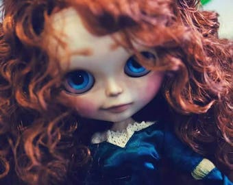 10% DISCOUNT. Merida. OOAK Custom Blythe doll.
