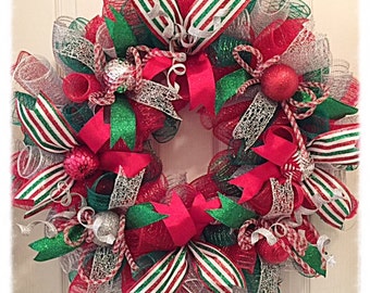 Handcrafted Deco Mesh Wreaths arrangements and by CKDazzlingDesign