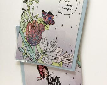 You are magic - Card - Wishing card - Lovestruck Prints