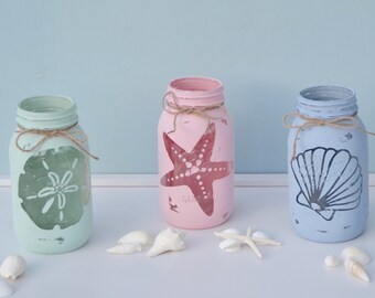 nautical decor mason jars shabby chic by tutukanesinspiration nautical decor mason jars shabby chic by tutukanesinspiration
