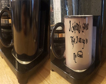 I Solemnly swear that I am up to no good - Color change - Harry potter mug - solemnly swear mug - harry potter quote mug - book lover mug