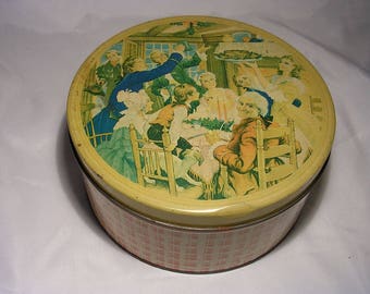 1930's Bond Baking Co. Cookie Tin Can