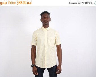 Items similar to Men YSL T shirt black v neck with white ...