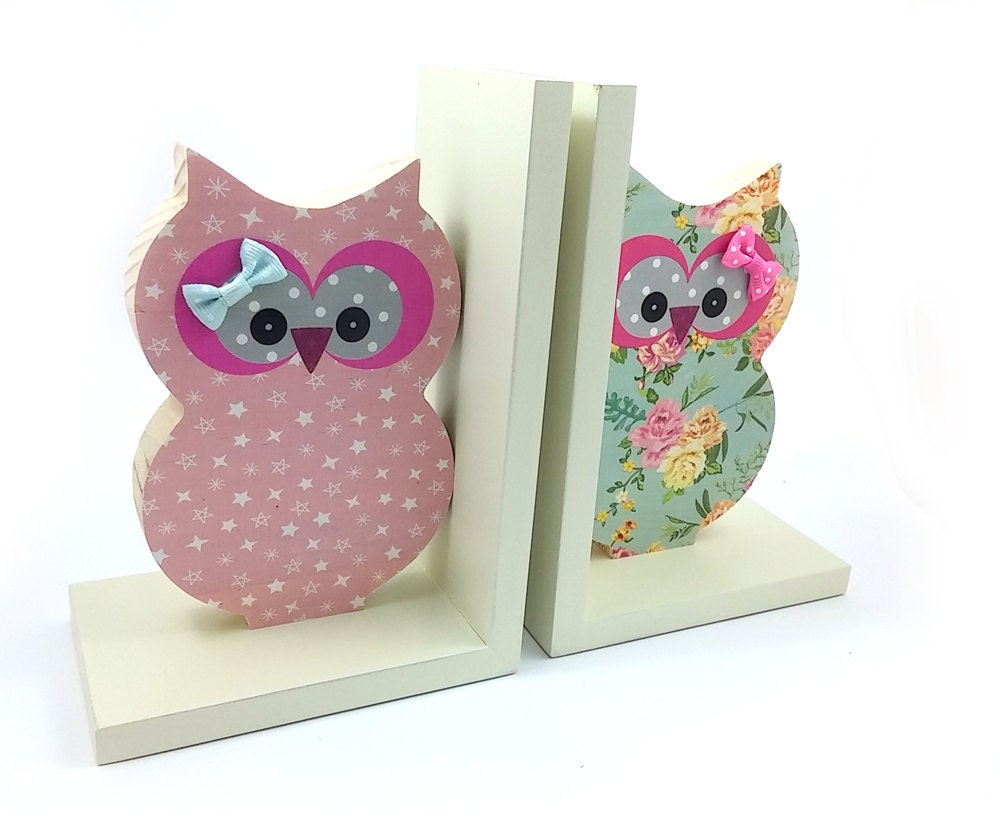 baby owl bookends