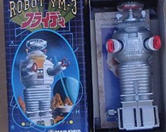 Robby The Robot Forbidden Plant 1990s YM-3 Robot From Japan Re-issue Box #T-304