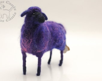 Needle felted Sheep; mini FFS collection #23