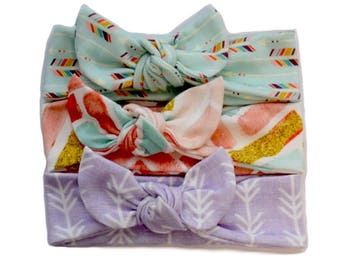 Pick 3 Knot Headbands - Knotted Headband Set (Choose Any 3) - Baby Headwraps - Baby Headband Set