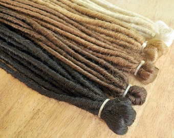 50 x Double Ended Dreadlocks (25 Extensions, 50 Dreads when folded) 50cm/20inches long