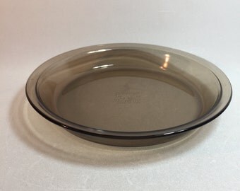 Vintage Brown Visions Pyrex 9" Pie Plate
