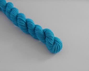 PETILLANTE SOCK,Turquoise, merino nylon sock yarn ,20g