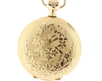 Gold Filled Ladies Waltham Pocket Watch