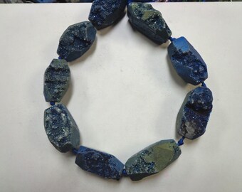 20% off Geode Druzy Agate Faceted Barrel Shape Strand!!!!