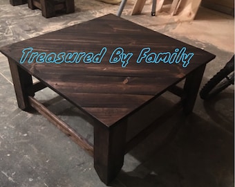 Handmade Solid Wood Coffee Table
