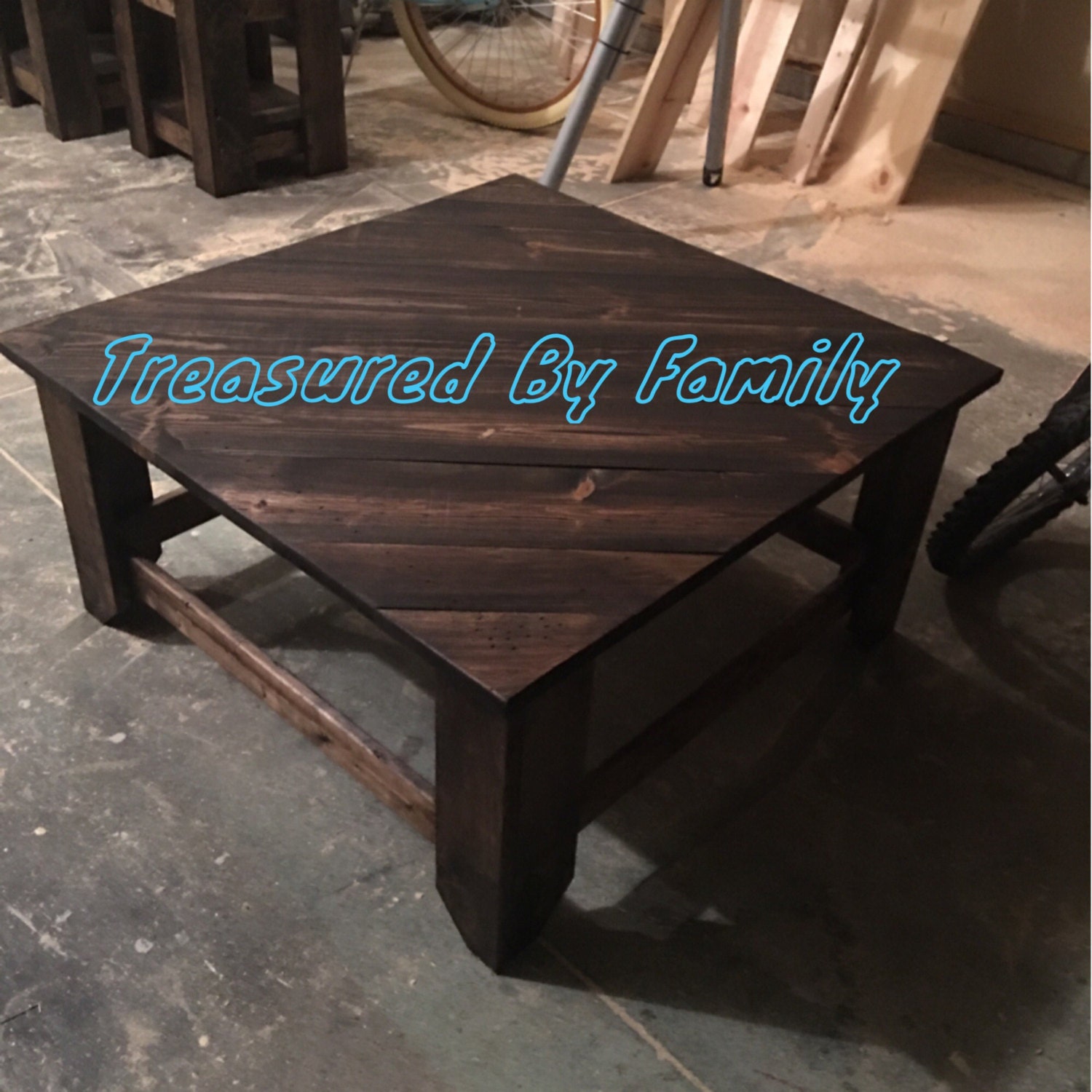 Handmade Solid Wood Coffee Table