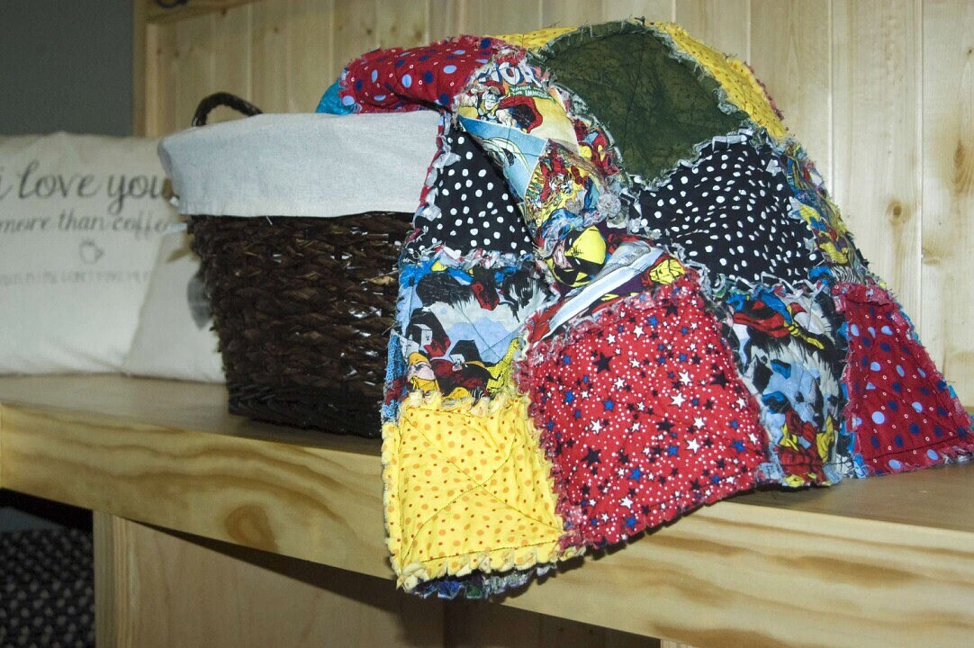 Rag Quilt Kit Throw Size