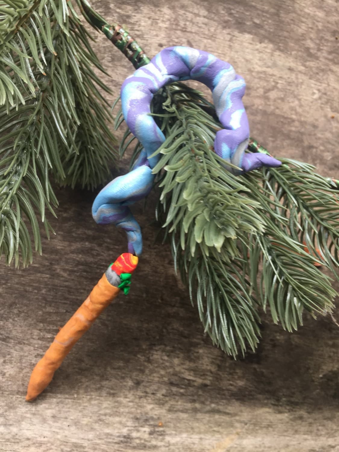 Weed Blunt Christmas Tree Ornament marijuana pot joint for the