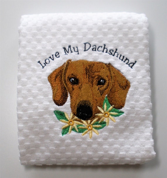 Dachshund Towel Dachshund Gift Dachshund Dish Towel