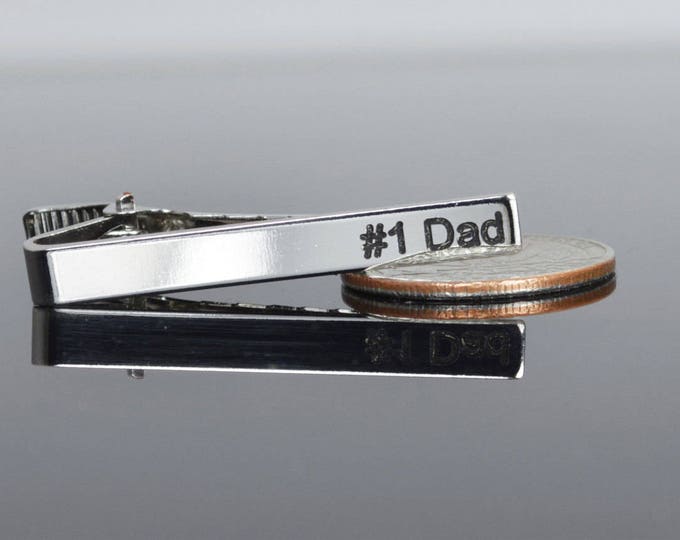 Fathers Day, Fathers Day Gift, Gift for Dad, Custom Tie Bar, Personalized Tie Bar, Tie Bar, Tie Clip, Custom Men's Gift, Custom Tie Clip