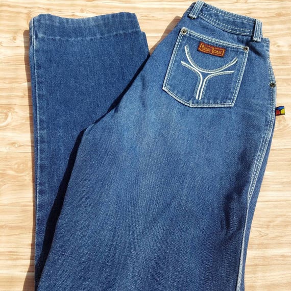 Vintage 1970s Bon Jour High Waisted Jeans Mom Jeans