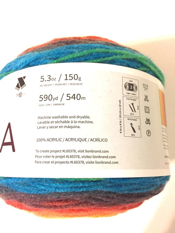 Lion Brand Yarn Color Chart Caron simply soft party yarn in 3 colors ...