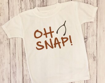 Oh Snap, Thanksgiving, Thanksgiving tee, oh snap tee, boys tee, boys thanksgiving shirt