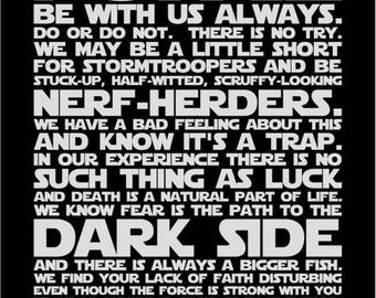 SVG, we do starwars, starwars family, starwars print, starwars house, silhouette, cut file, cricut, silhouette, instant download