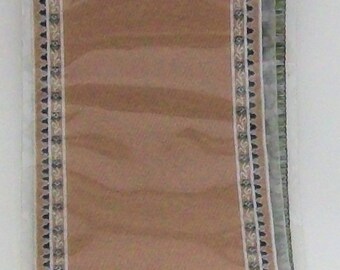 miniature Turkish woven stairway runner for your dollhouse, 2.5 inch x 24 inch area rug, woven carpet