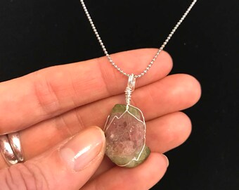 Watermelon Tourmaline Necklace