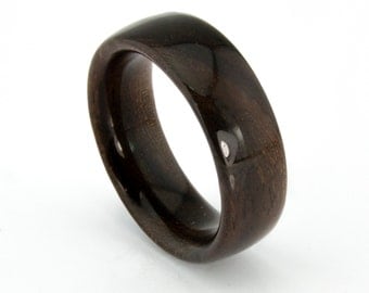Wooden Ring Handcrafted In Solid East Indian Rosewood