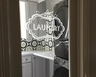 Laundry Room Wall Decal Laundry Room Decor Sign Vinyl Wall Quotes- 168