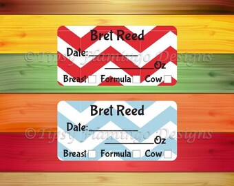 160 Removable Baby Bottle Labels, Personalized Breast Milk Labels for Babies, Formula Labels, Daycare Labels, Milk Labels -TFD475