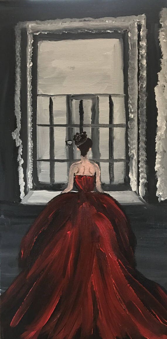 Fashion painting 20x10 canvas