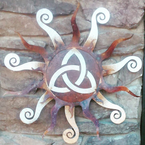 Celtic Knot Triquetra Irish Wall Art Metal Wall Art