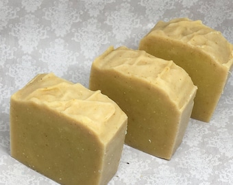 Turmeric Soap, Fragrance Free Soap, Natural Soap, Handmade Soap, soap for oily skin, Vegan Soap, Unscented Soap, Soap Bar