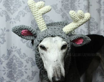 Deluxe Reindeer Snood for Greyhounds