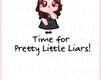 Pretty Little Liars TV Series Reminder Sampler || Planner Stickers, Cute Stickers for Erin Condren (ECLP), Filofax, Kikki K, Etc. || SS12